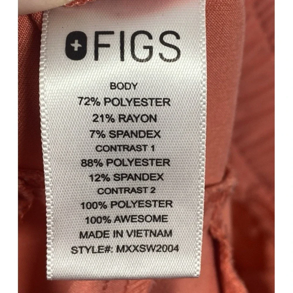 FIGS Tansen Scrub‎ Joggers Men's Large Clay Orange MXXSW2004 Medical Nursing Vet